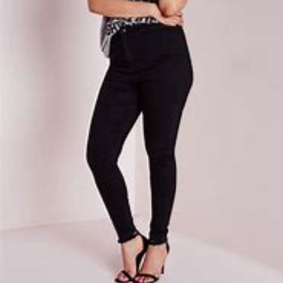 size 16 black skinny jeans